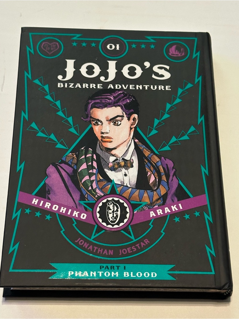 JoJo's Bizarre Adventure Vol. 1 - Phantom Blood (Black, Purple, Teal)